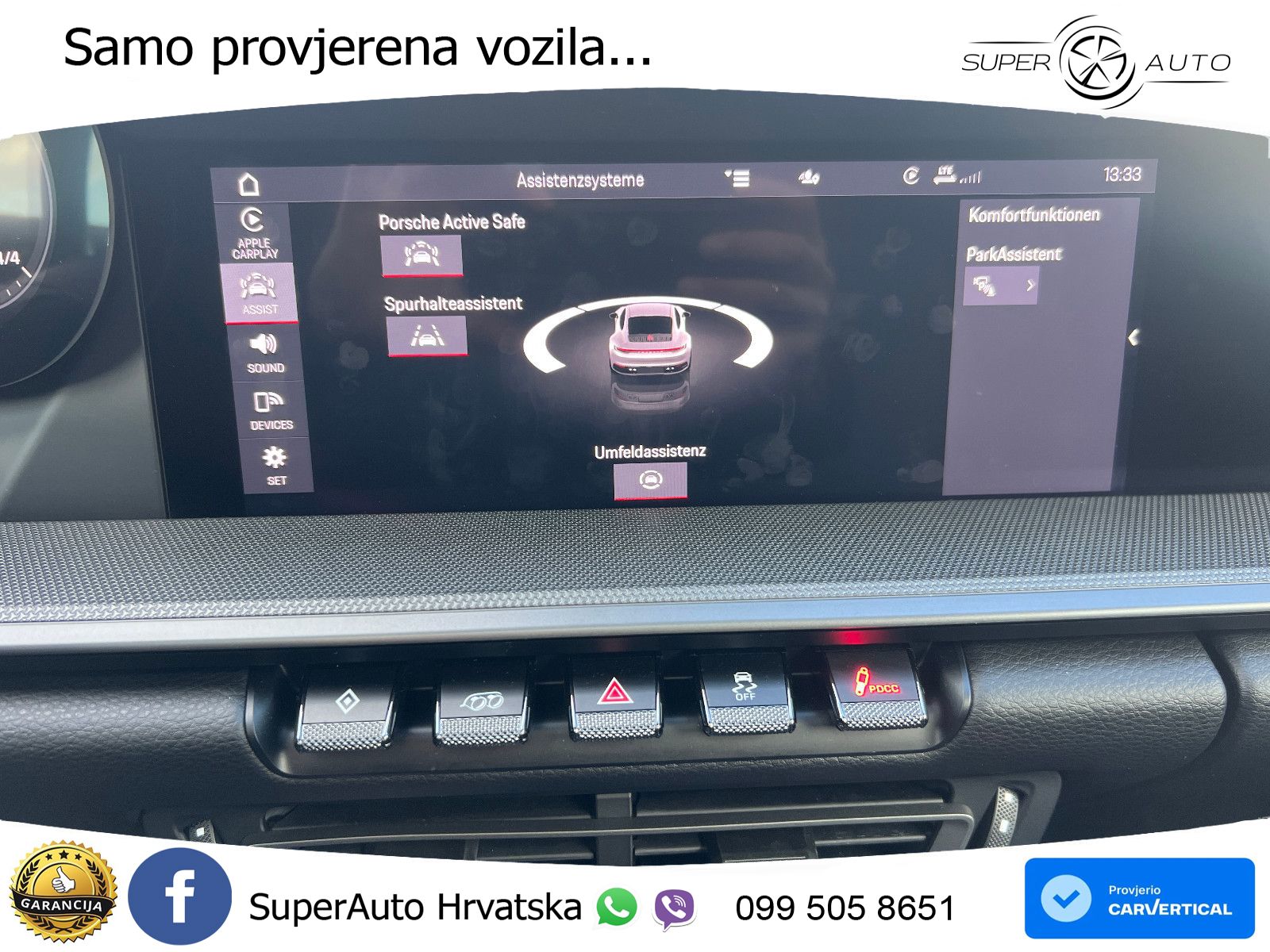 Porsche 911 Carrera S 3.0 (450 KS) PDK LED+GR SJED+ACC