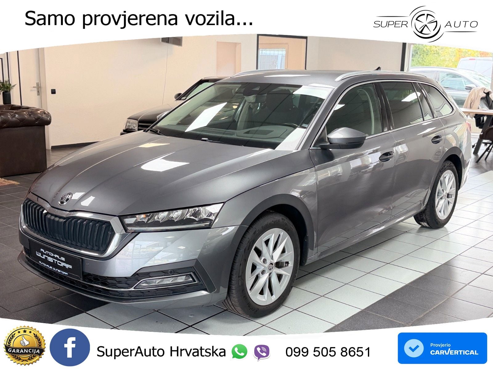 Škoda Octavia Combi 2.0 TDI (150 KS) DSG LED+GR SJED+ACC