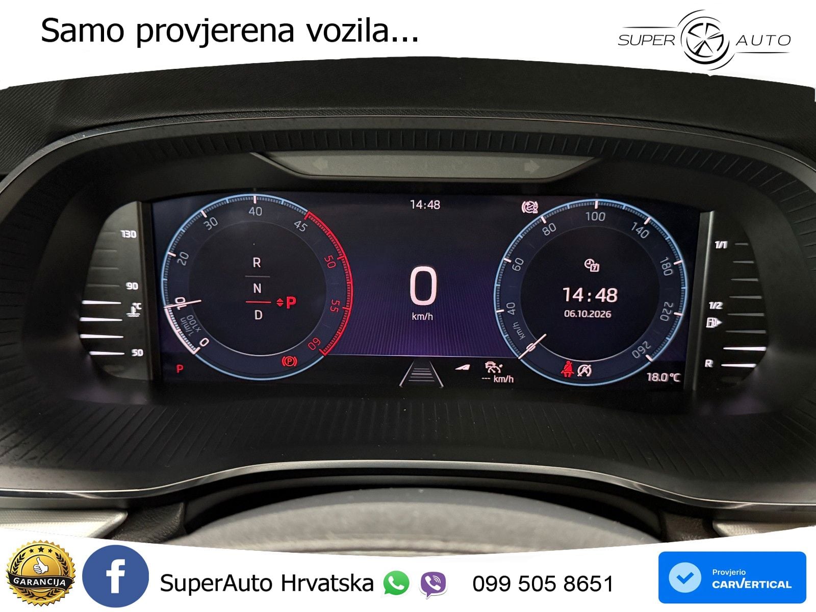 Škoda Octavia Combi 2.0 TDI (150 KS) DSG LED+GR SJED+ACC