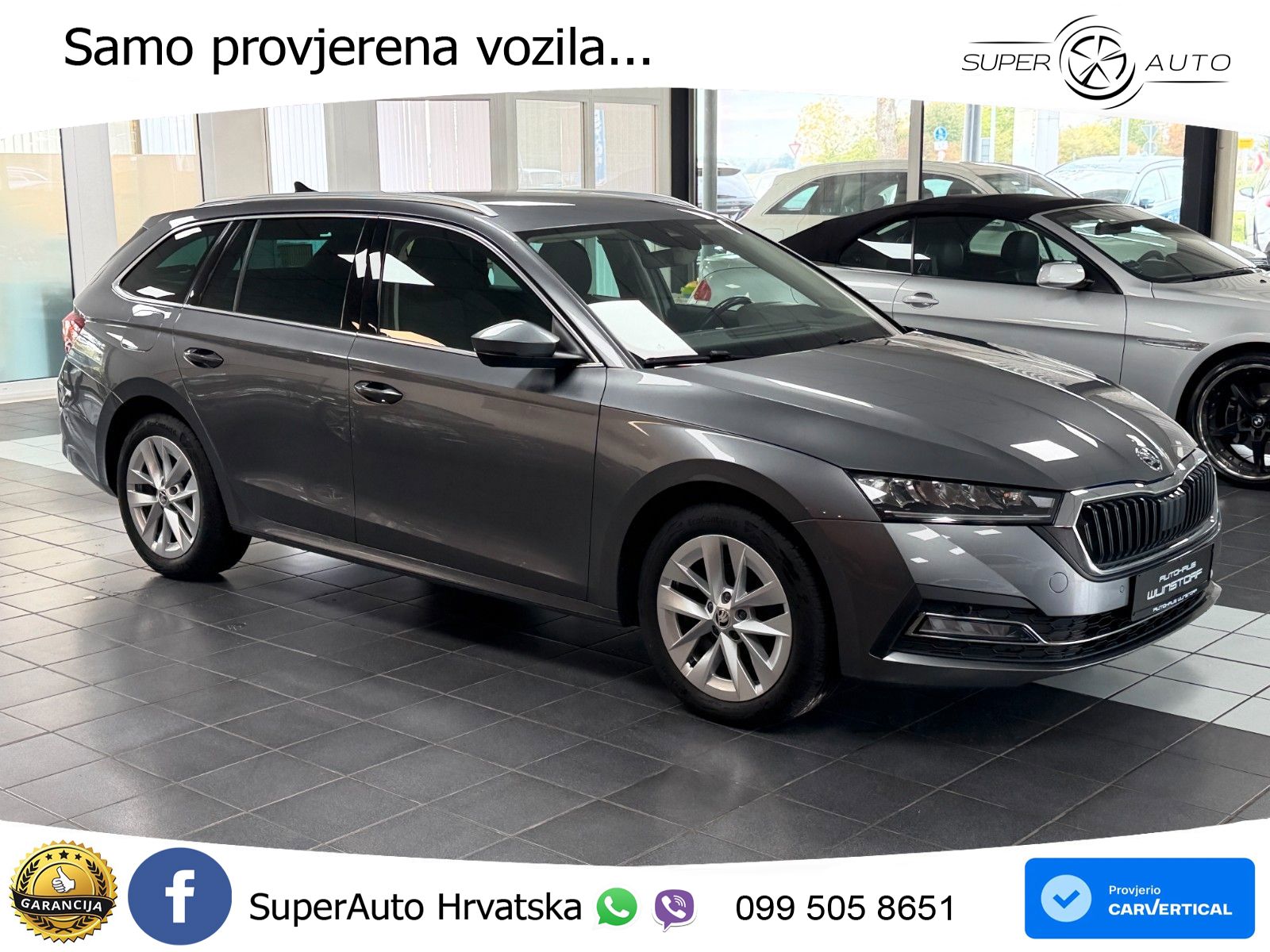 Škoda Octavia Combi 2.0 TDI (150 KS) DSG LED+GR SJED+ACC
