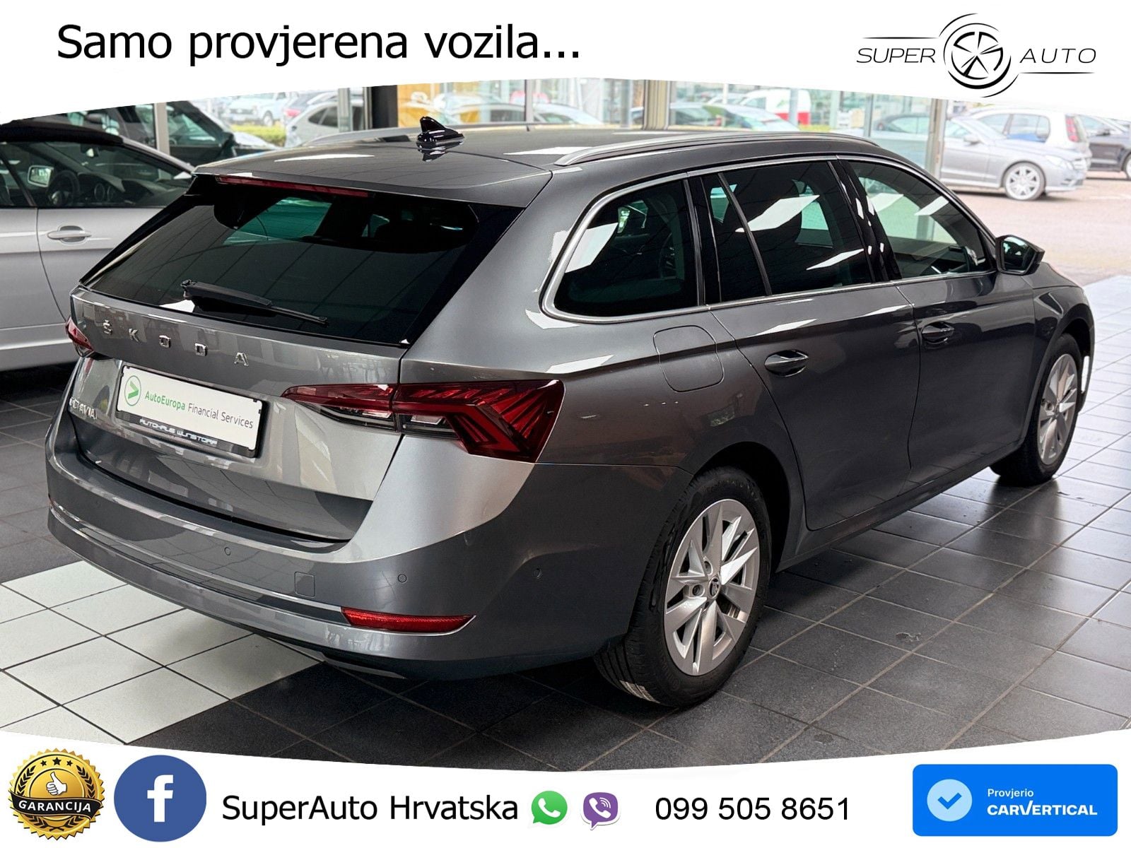 Škoda Octavia Combi 2.0 TDI (150 KS) DSG LED+GR SJED+ACC