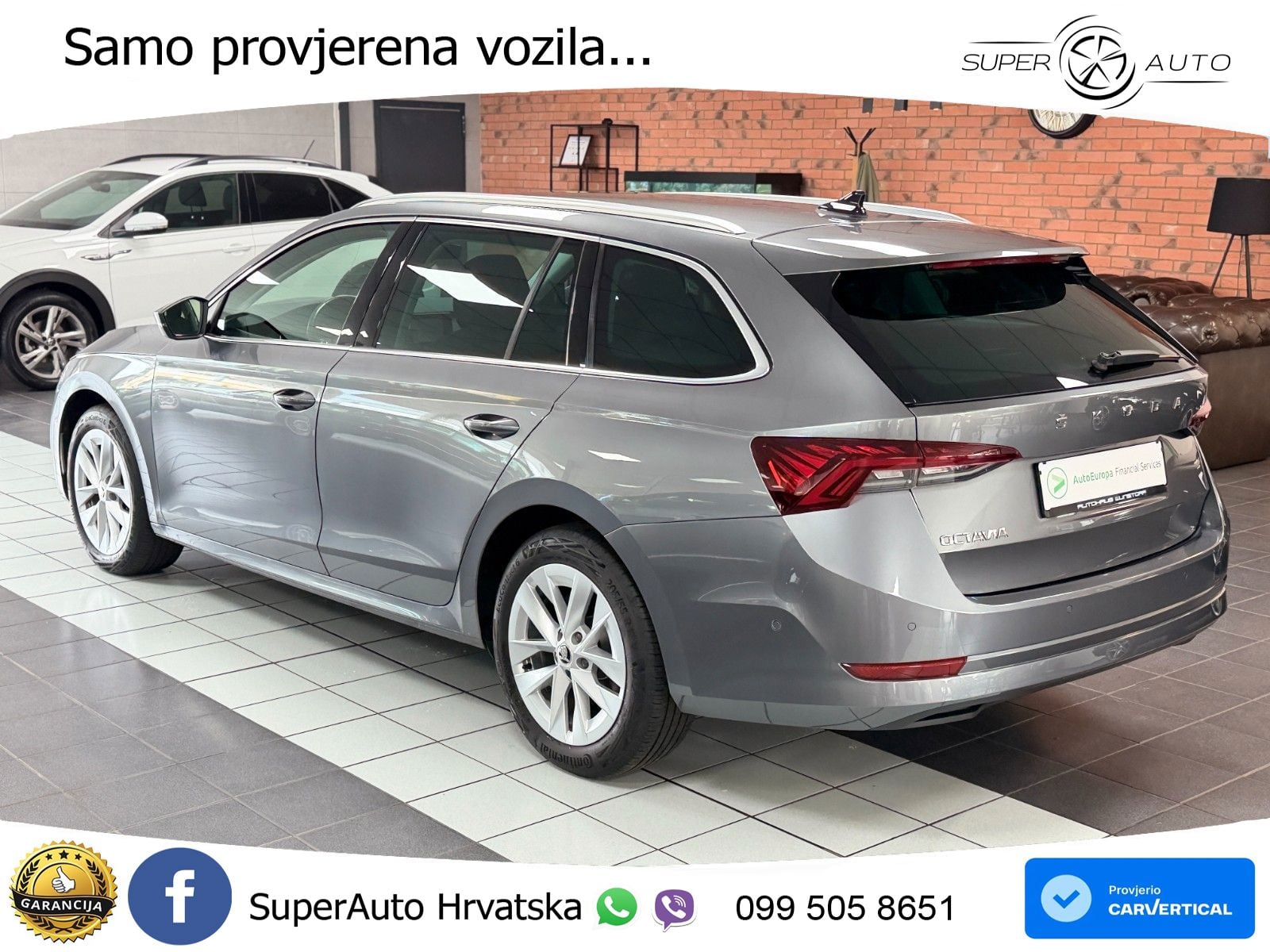Škoda Octavia Combi 2.0 TDI (150 KS) DSG LED+GR SJED+ACC