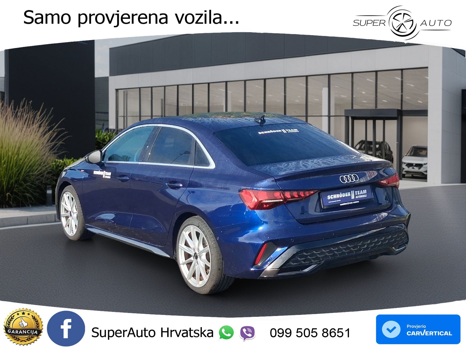 Audi A3 Limuzina 35 TFSI (150 KS) S tronic S line LED+GR SJED+ACC