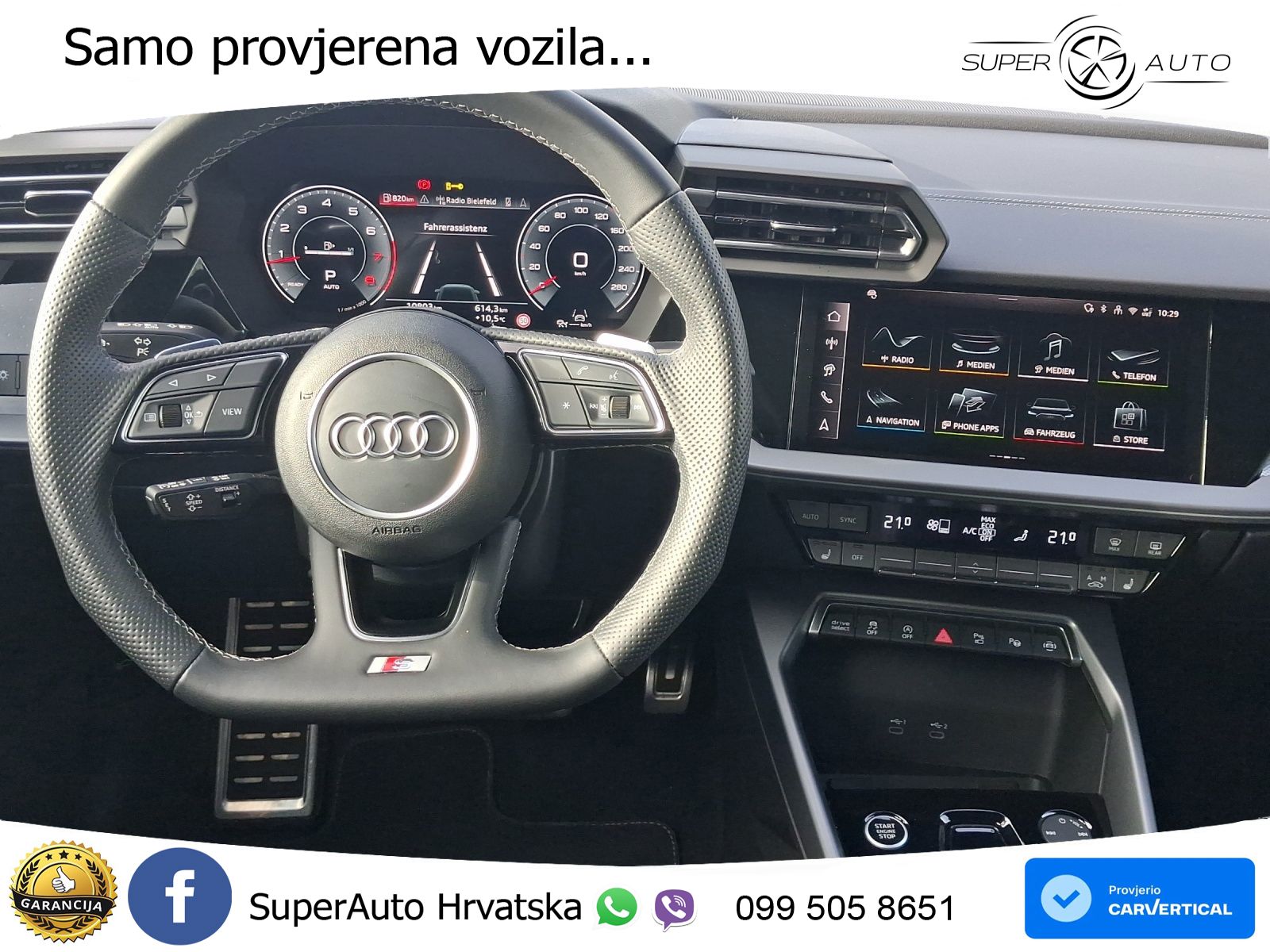 Audi A3 Limuzina 35 TFSI (150 KS) S tronic S line LED+GR SJED+ACC