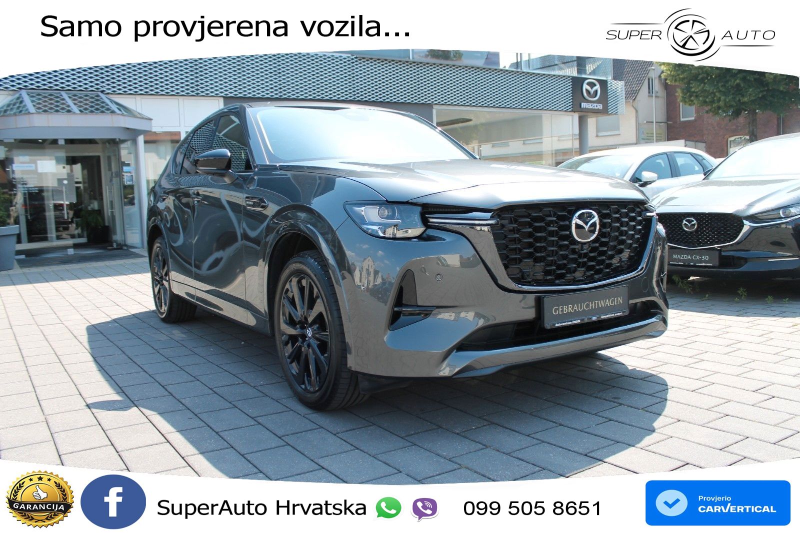 Mazda CX-60 3.3 e-Skyactiv D (200 KS) Automatic MATRIX+GR SJED+KAM