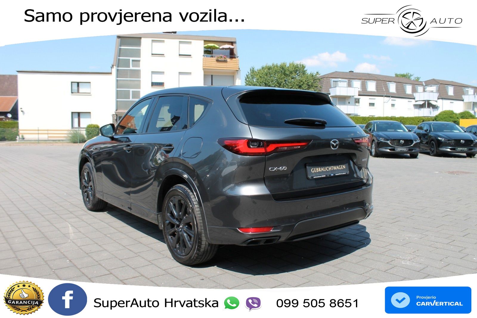 Mazda CX-60 3.3 e-Skyactiv D (200 KS) Automatic MATRIX+GR SJED+KAM