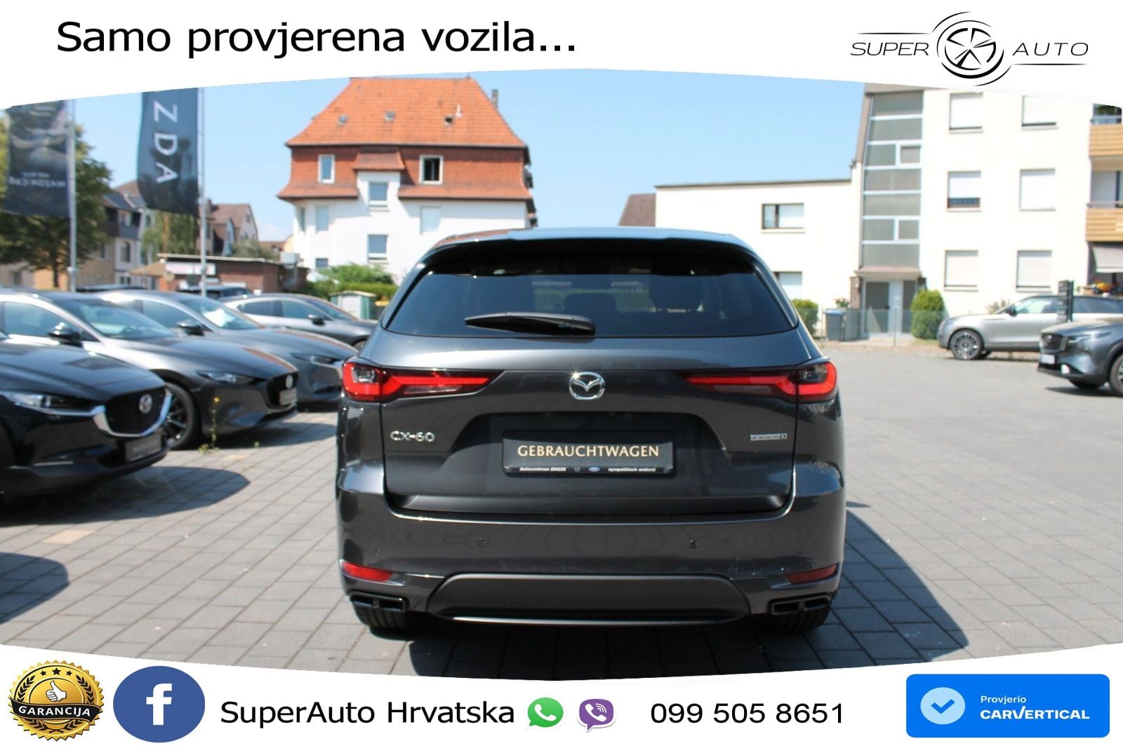 Mazda CX-60 3.3 e-Skyactiv D (200 KS) Automatic MATRIX+GR SJED+KAM
