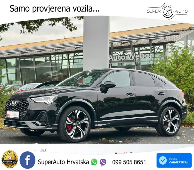 Audi Q3 Sportback 45 TFSI (245 KS) quattro S tronic LED+GR SJED+ACC