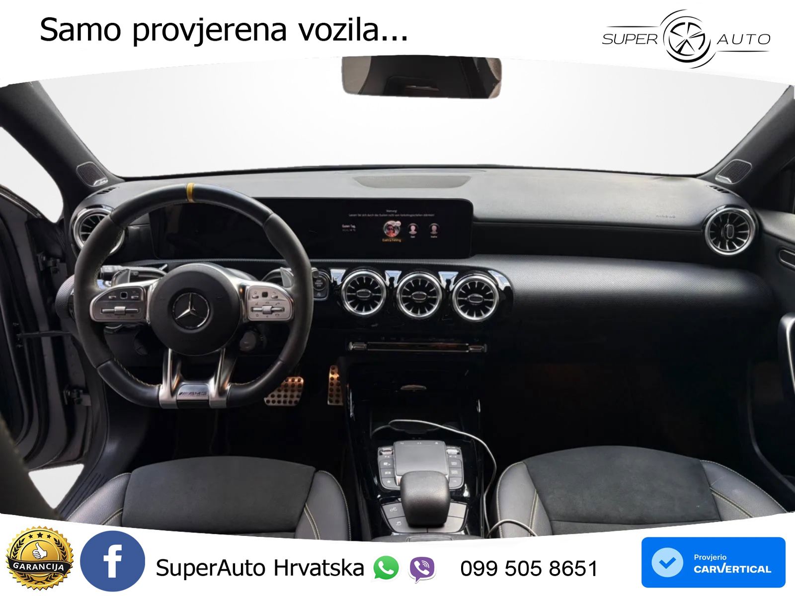Mercedes-Benz AMG A 45 S 4MATIC+ AMG SPEEDSHIFT DCT 8G ZRAČNI+ACC+GR SJED+KAM