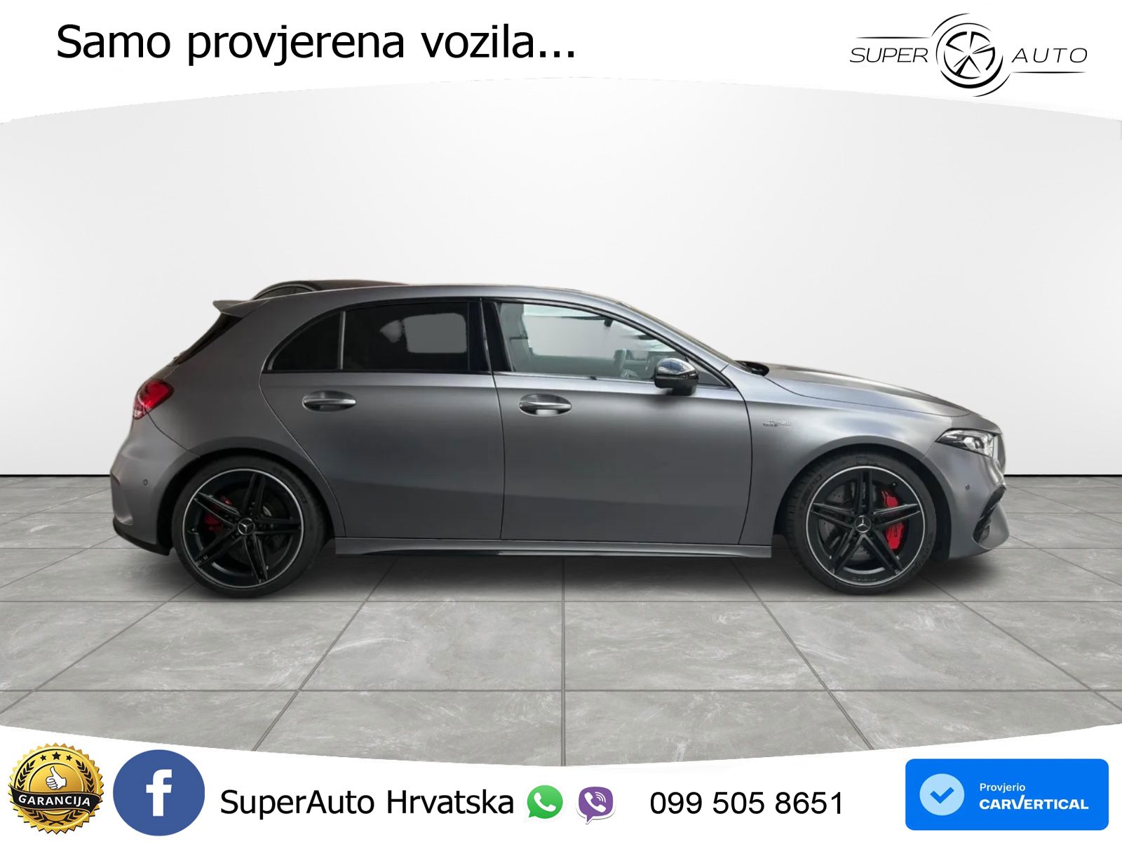 Mercedes-Benz AMG A 45 S 4MATIC+ AMG SPEEDSHIFT DCT 8G ZRAČNI+ACC+GR SJED+KAM