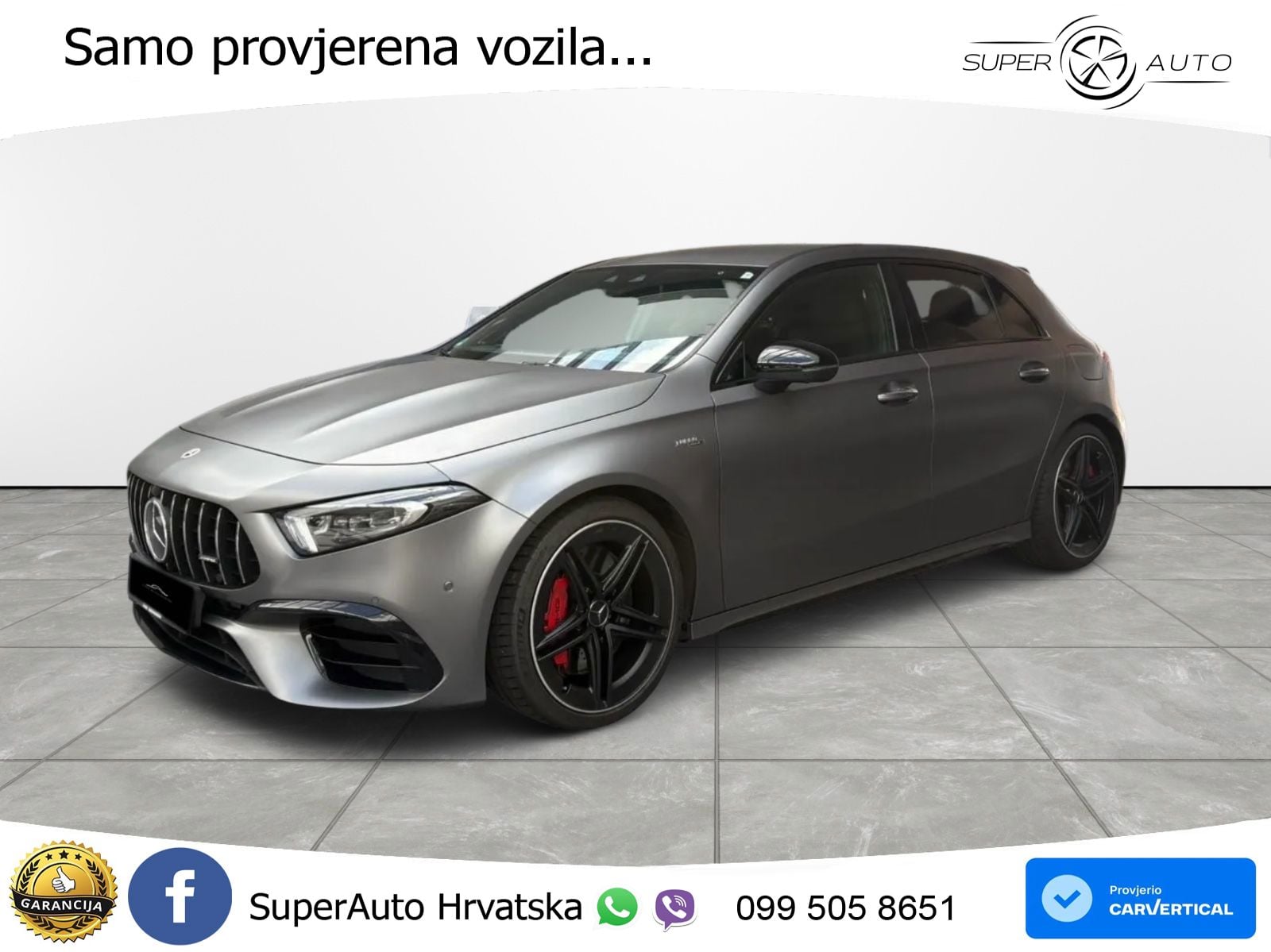 Mercedes-Benz AMG A 45 S 4MATIC+ AMG SPEEDSHIFT DCT 8G ZRAČNI+ACC+GR SJED+KAM