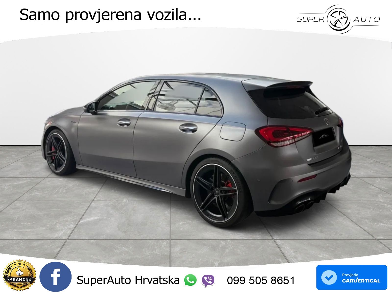 Mercedes-Benz AMG A 45 S 4MATIC+ AMG SPEEDSHIFT DCT 8G ZRAČNI+ACC+GR SJED+KAM