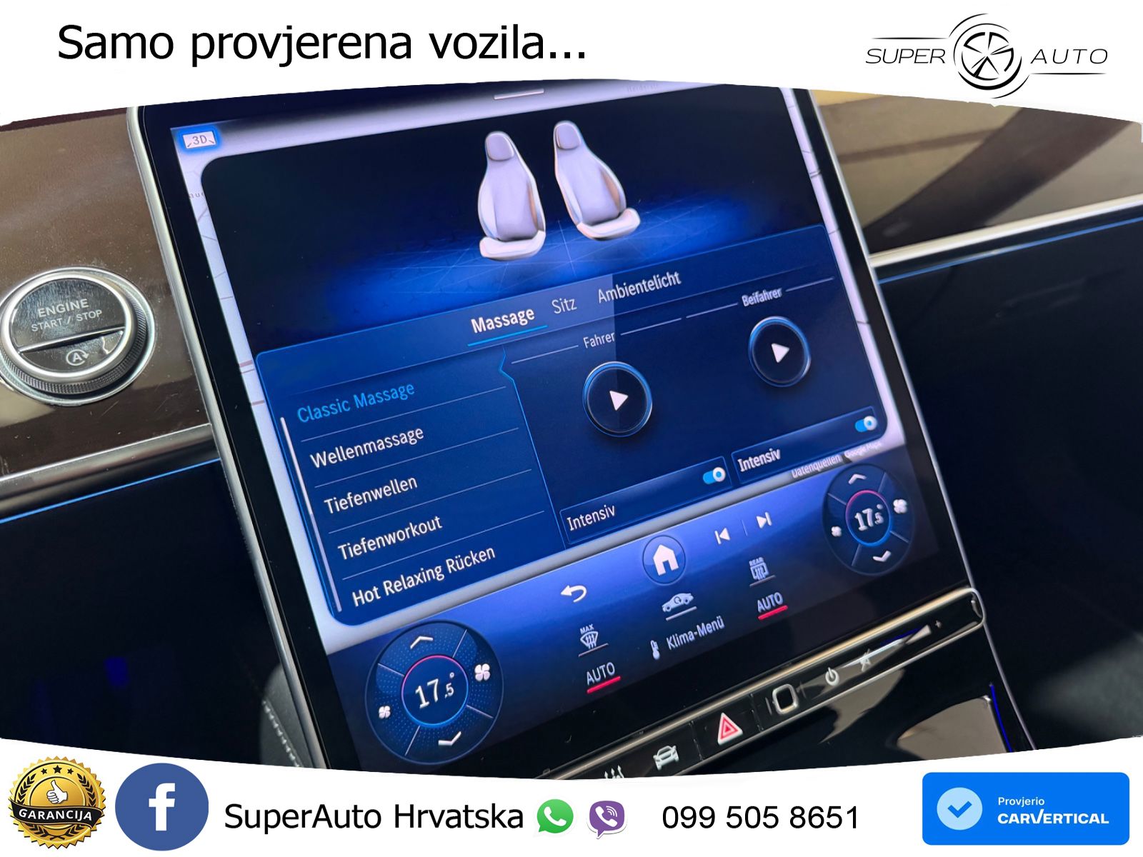 Mercedes S 580 V8 (503 KS) EQ Boost 4MATIC 9G-TRONIC ZRAČNI+ACC+GR SJED+360+PANO
