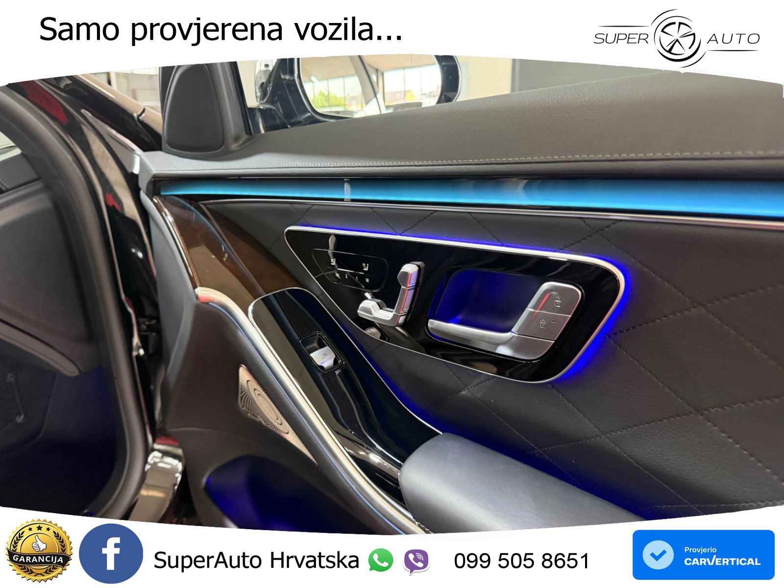 Mercedes S 580 V8 (503 KS) EQ Boost 4MATIC 9G-TRONIC ZRAČNI+ACC+GR SJED+360+PANO
