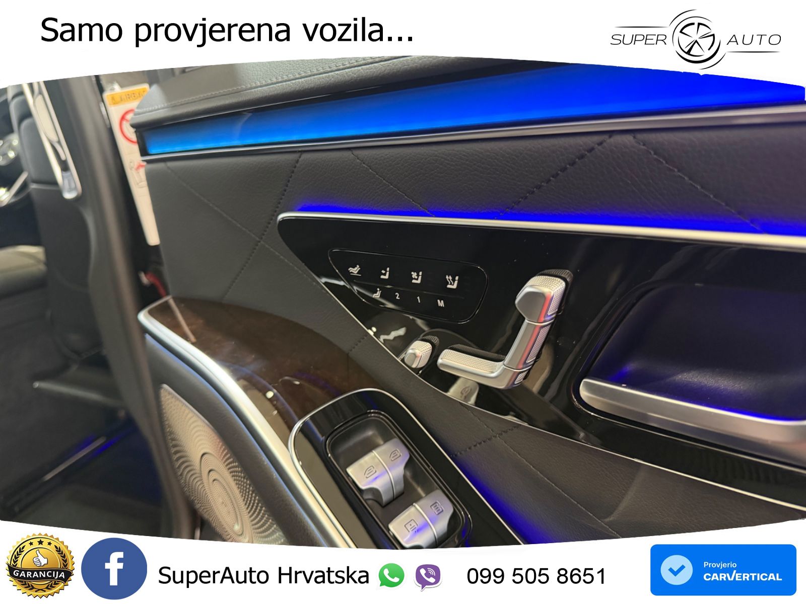 Mercedes S 580 V8 (503 KS) EQ Boost 4MATIC 9G-TRONIC ZRAČNI+ACC+GR SJED+360+PANO