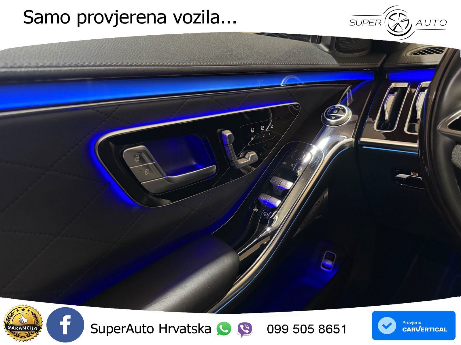 Mercedes S 580 V8 (503 KS) EQ Boost 4MATIC 9G-TRONIC ZRAČNI+ACC+GR SJED+360+PANO
