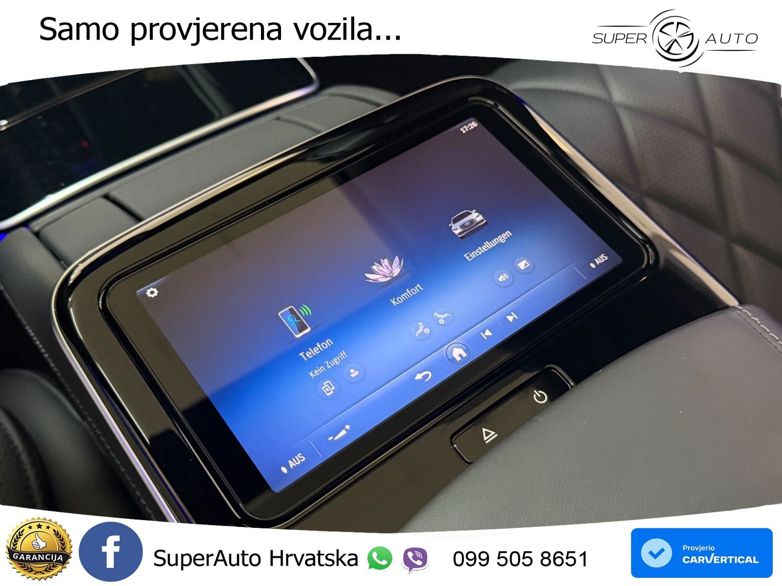 Mercedes S 580 V8 (503 KS) EQ Boost 4MATIC 9G-TRONIC ZRAČNI+ACC+GR SJED+360+PANO