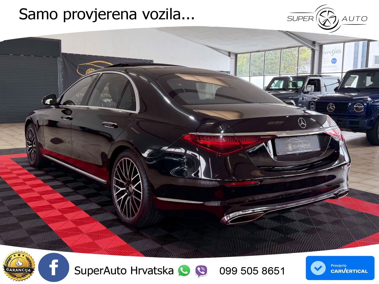 Mercedes S 580 V8 (503 KS) EQ Boost 4MATIC 9G-TRONIC ZRAČNI+ACC+GR SJED+360+PANO