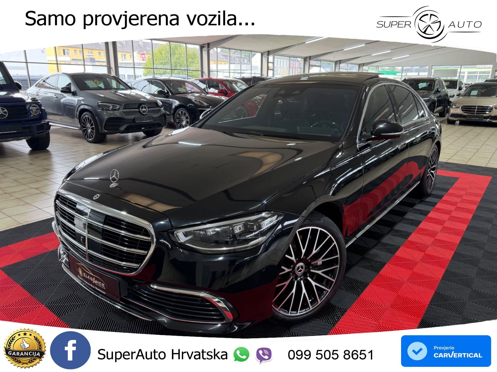 Mercedes S 580 V8 (503 KS) EQ Boost 4MATIC 9G-TRONIC ZRAČNI+ACC+GR SJED+360+PANO