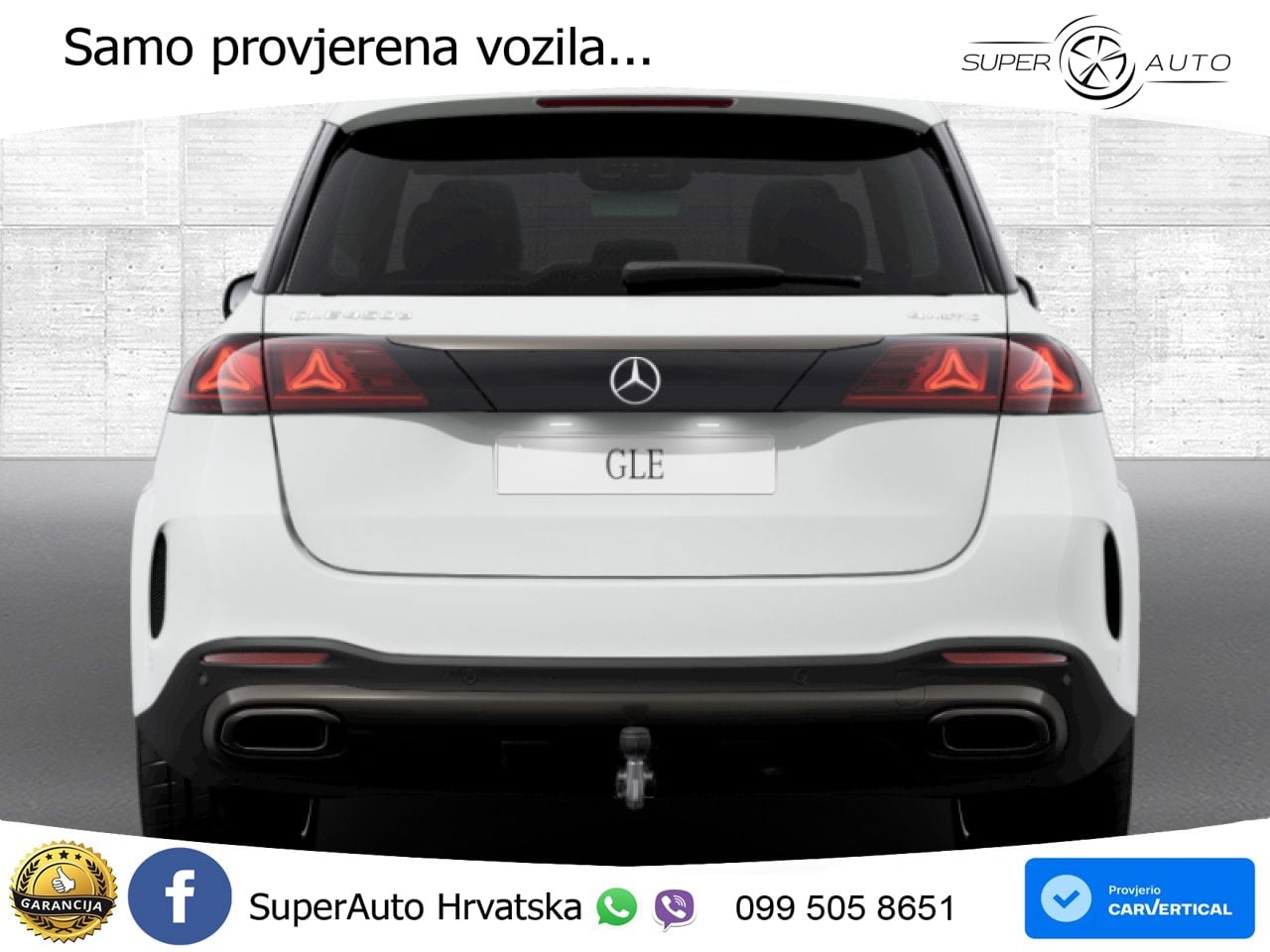 Mercedes GLE 450d (367 KS) EQ Boost 4MATIC 9G-TRONIC ZRAČNI+ACC+GR SJED+KAM+PANO