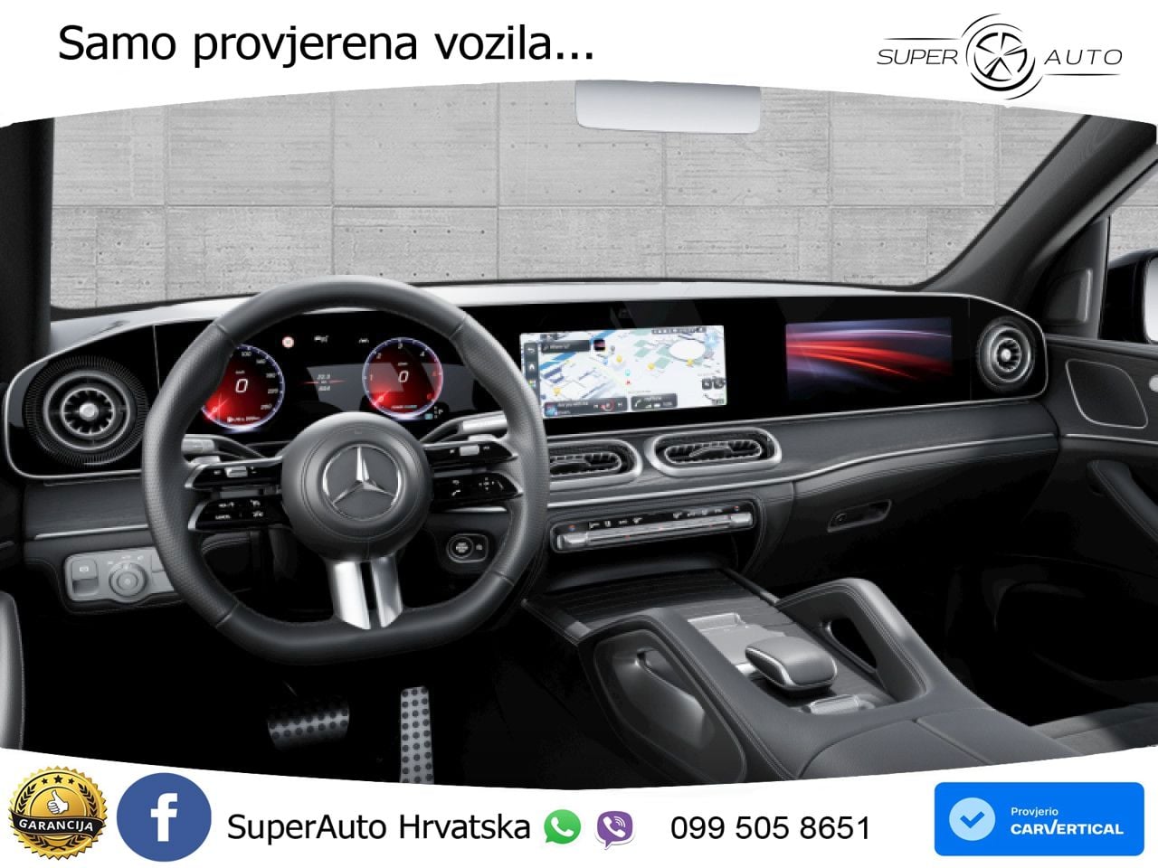 Mercedes GLE 450d (367 KS) EQ Boost 4MATIC 9G-TRONIC ZRAČNI+ACC+GR SJED+KAM+PANO