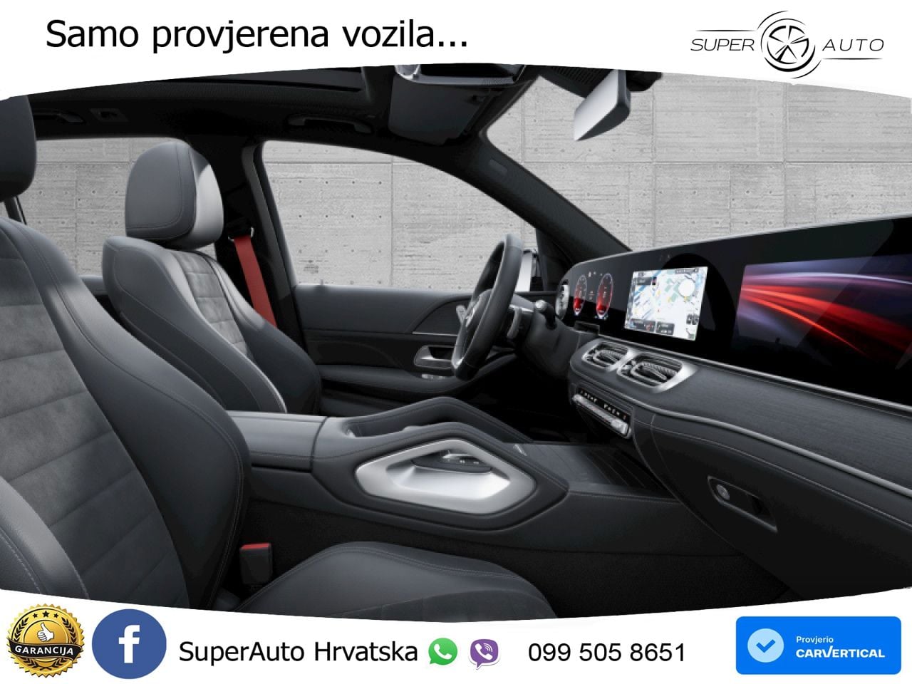 Mercedes GLE 450d (367 KS) EQ Boost 4MATIC 9G-TRONIC ZRAČNI+ACC+GR SJED+KAM+PANO