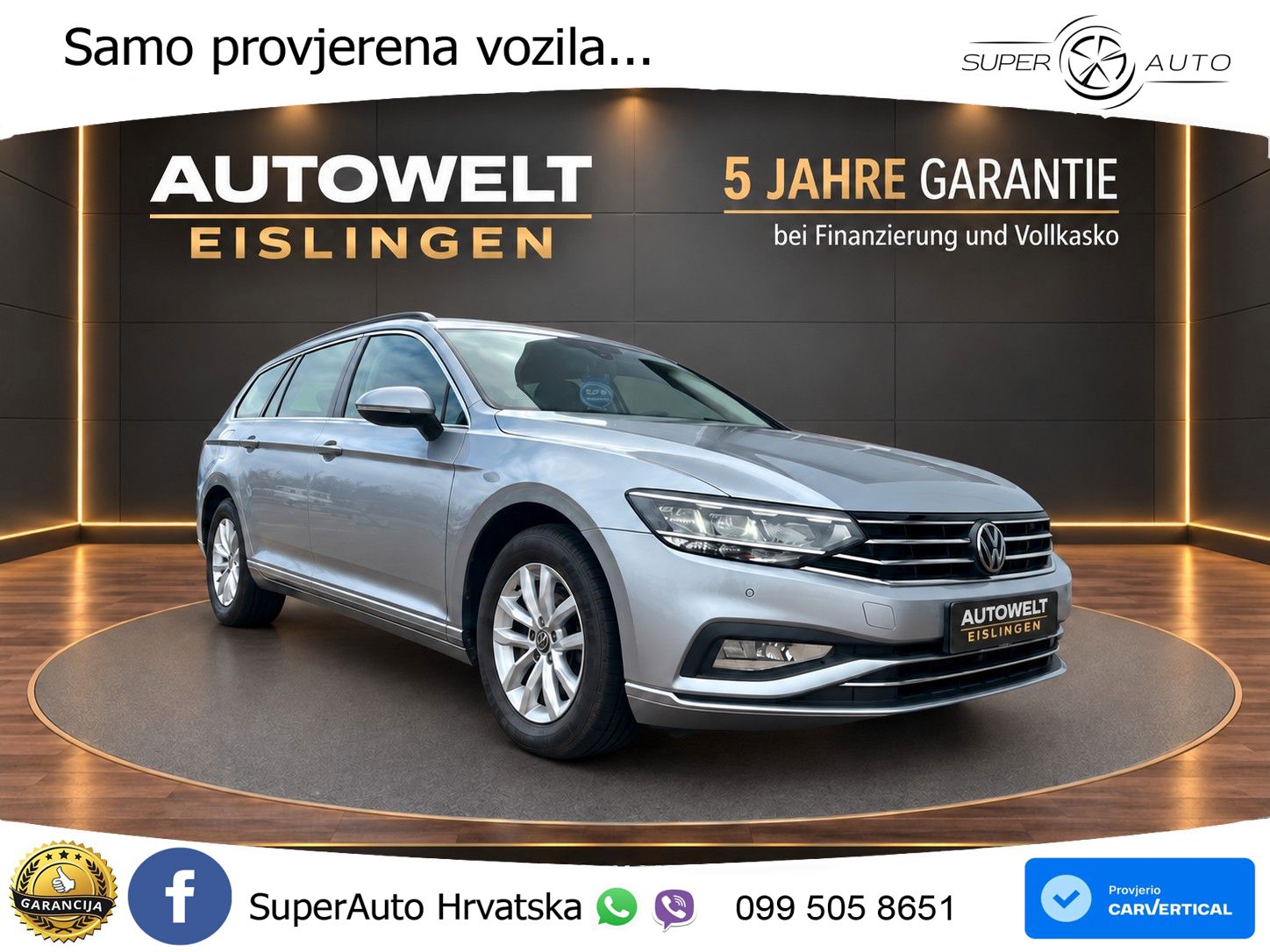 Volkswagen Passat Variant 2.0 TDI (150 KS) DSG LED+GR SJED+ACC