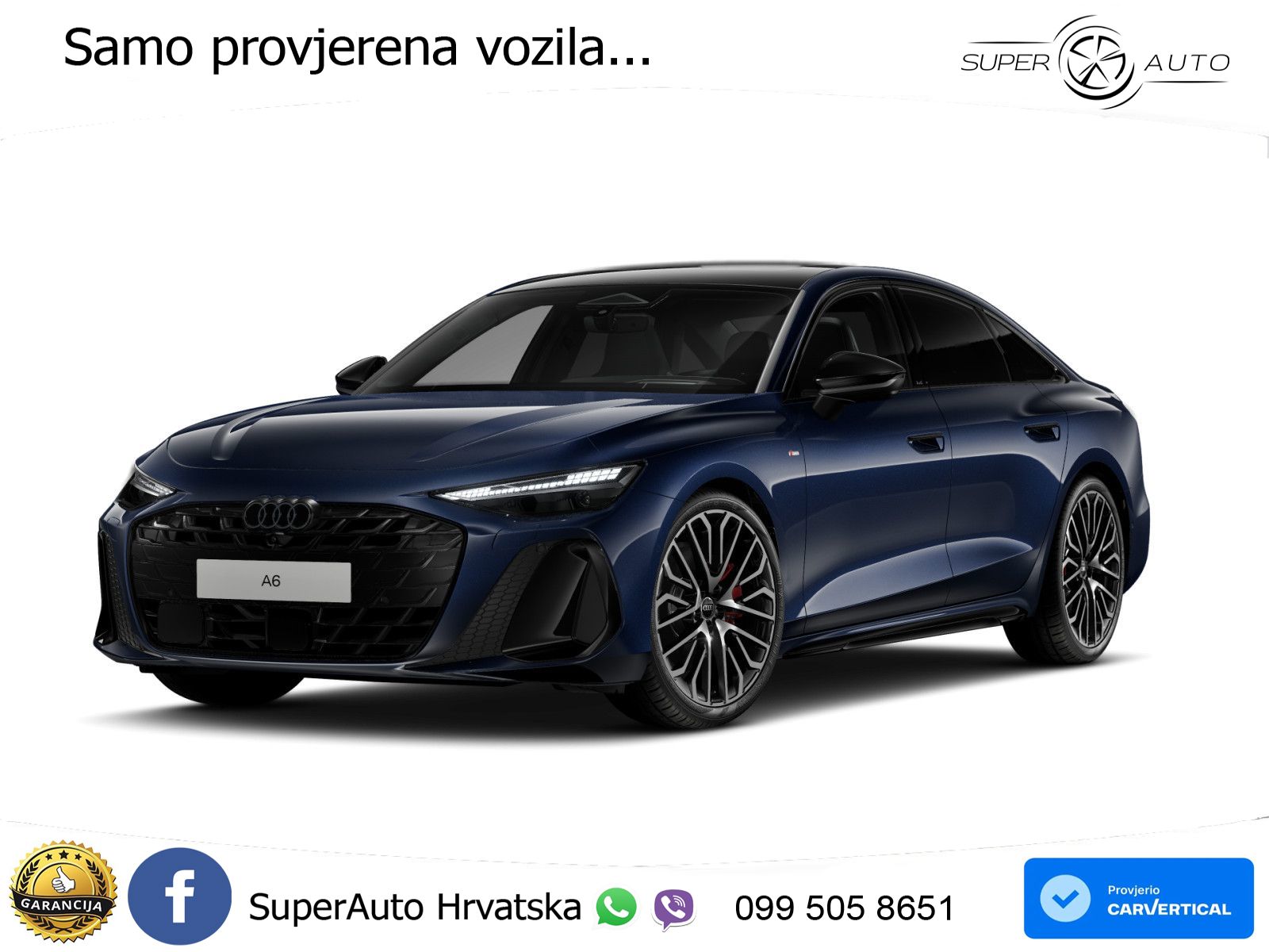 Audi A6 2.0 TDI (204 KS) quattro S tronic S line LED+GR SJED+ACC