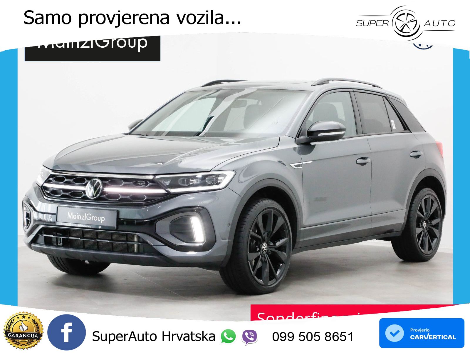 Volkswagen T-Roc 2.0 TSI (190 KS) 4M DSG R-Line LED+GR SJED+ACC