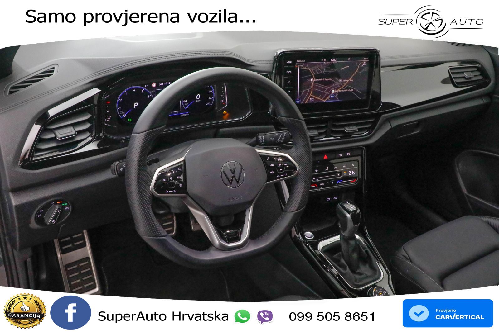 Volkswagen T-Roc 2.0 TSI (190 KS) 4M DSG R-Line LED+GR SJED+ACC