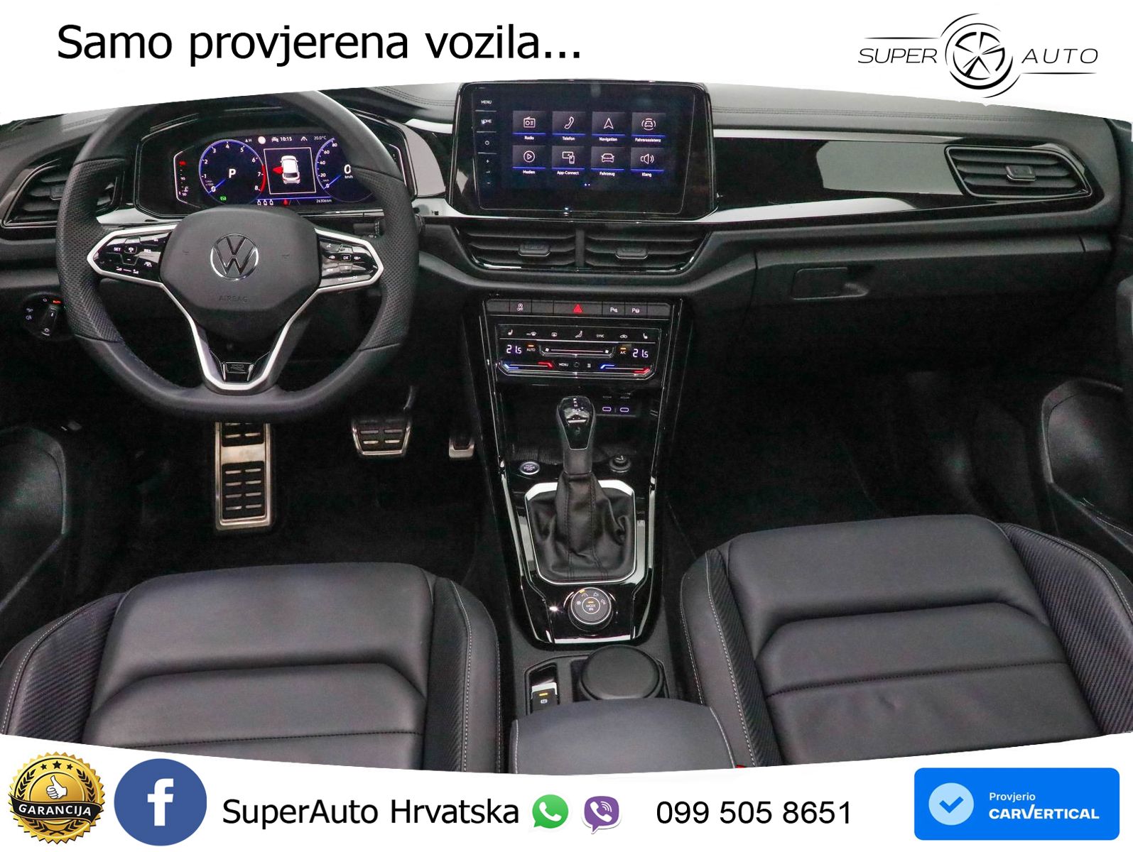 Volkswagen T-Roc 2.0 TSI (190 KS) 4M DSG R-Line LED+GR SJED+ACC