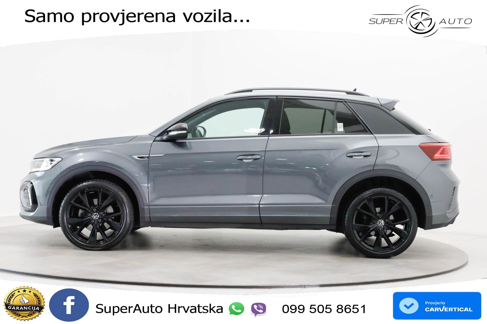Volkswagen T-Roc 2.0 TSI (190 KS) 4M DSG R-Line LED+GR SJED+ACC