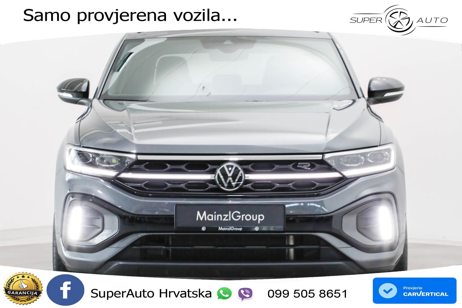 Volkswagen T-Roc 2.0 TSI (190 KS) 4M DSG R-Line LED+GR SJED+ACC