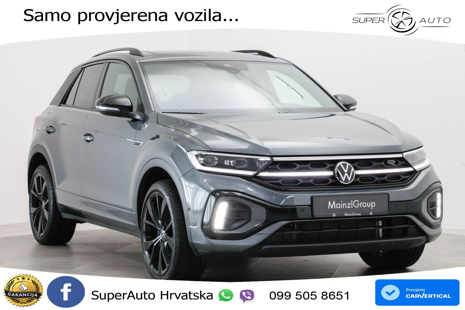 Volkswagen T-Roc 2.0 TSI (190 KS) 4M DSG R-Line LED+GR SJED+ACC