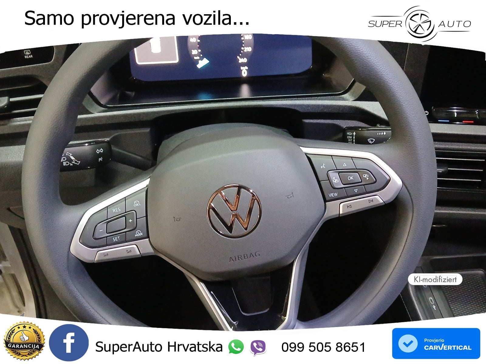 Volkswagen Caddy Cargo Motor: 2,0 l TDI EU6 SCR 75 kW Getri 102 KS