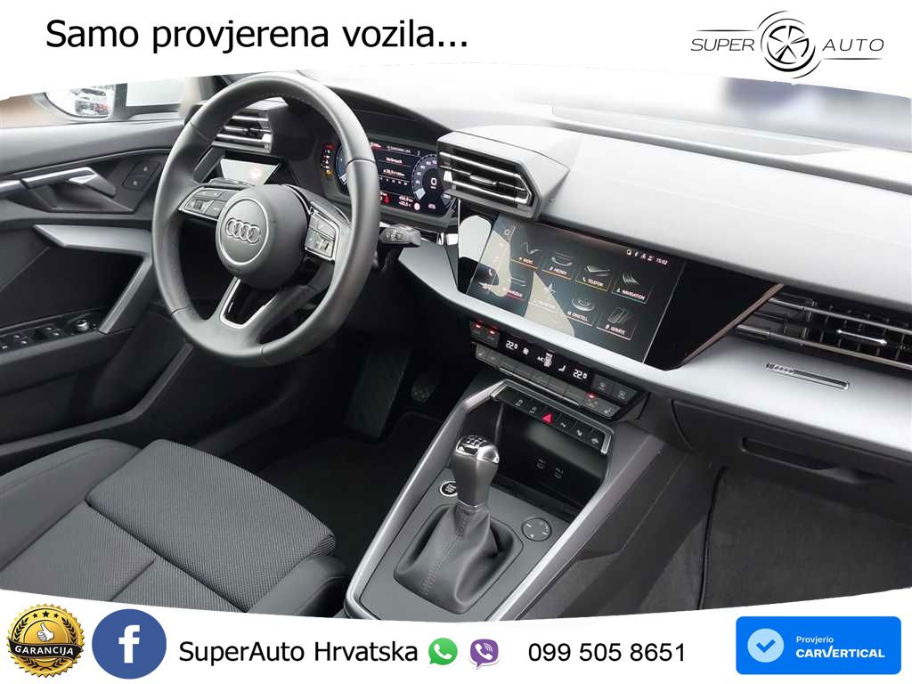 Audi A3 30 TDI (116 KS) LED+GR SJED+ACC