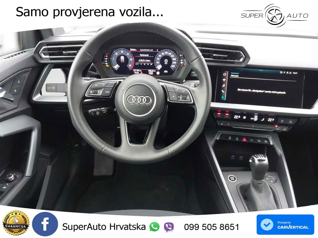 Audi A3 30 TDI (116 KS) LED+GR SJED+ACC