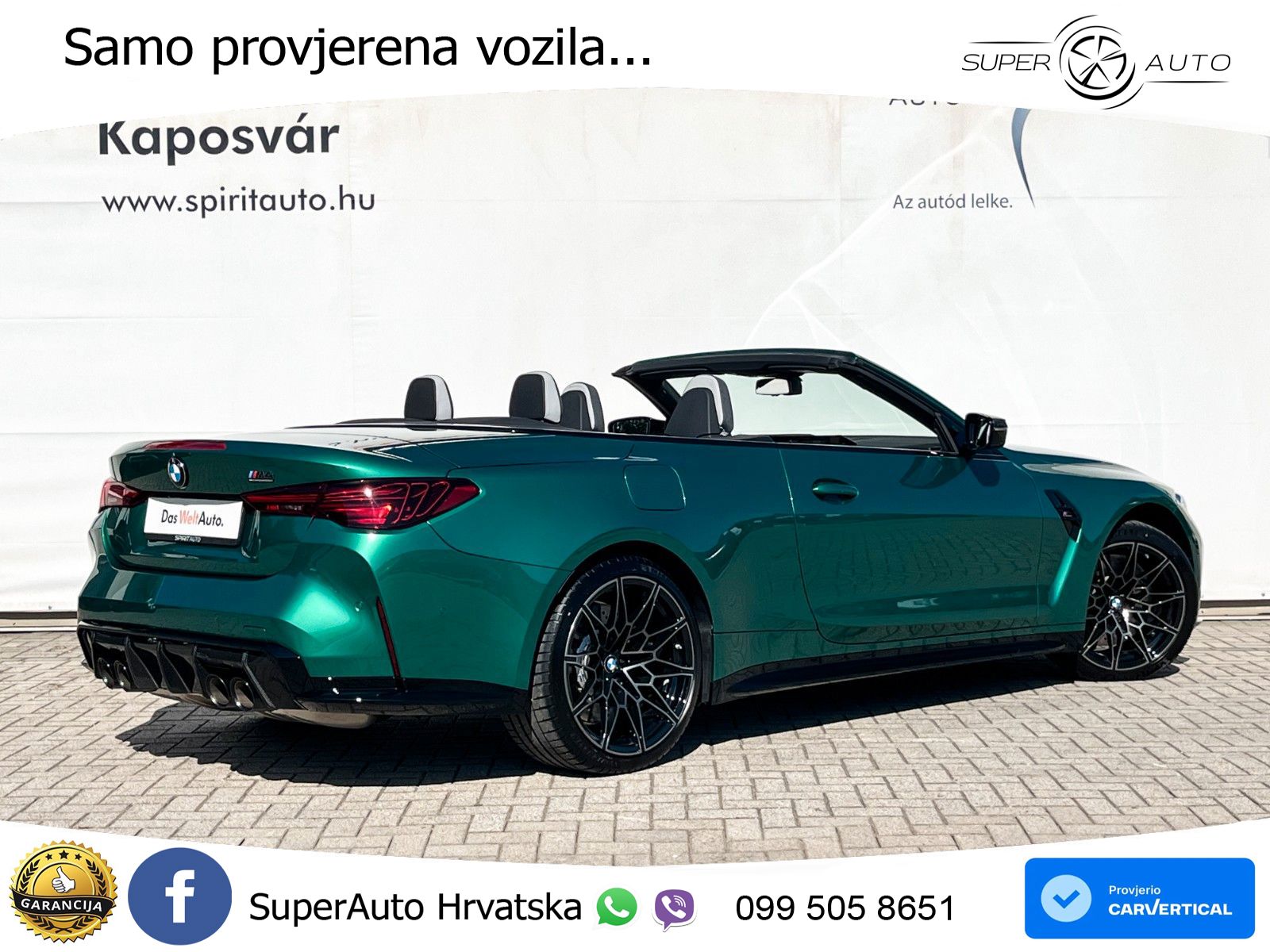 BMW M4 Convertible Competition 3.0 (530 KS) xDrive Steptronic LED+GR SJED+ACC