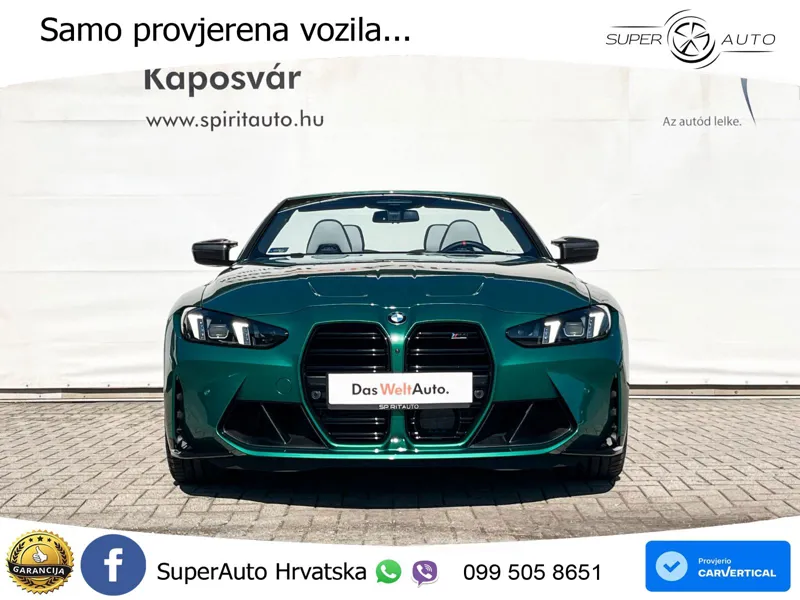 BMW M4 Convertible Competition 3.0 (530 KS) xDrive Steptronic LED+GR SJED+ACC