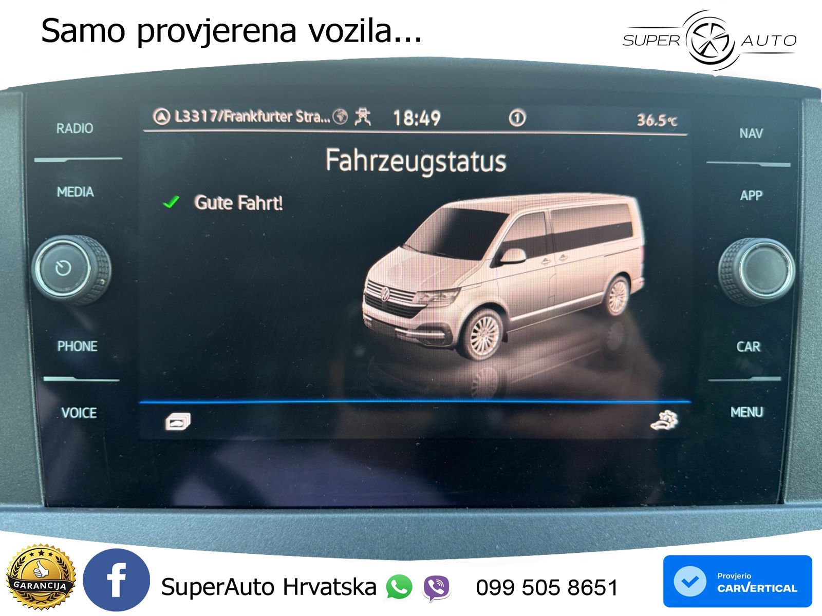 Volkswagen T6.1 Transporter Kasten *1.Hd/KLIMA/NAVI/PDC* 110 KS