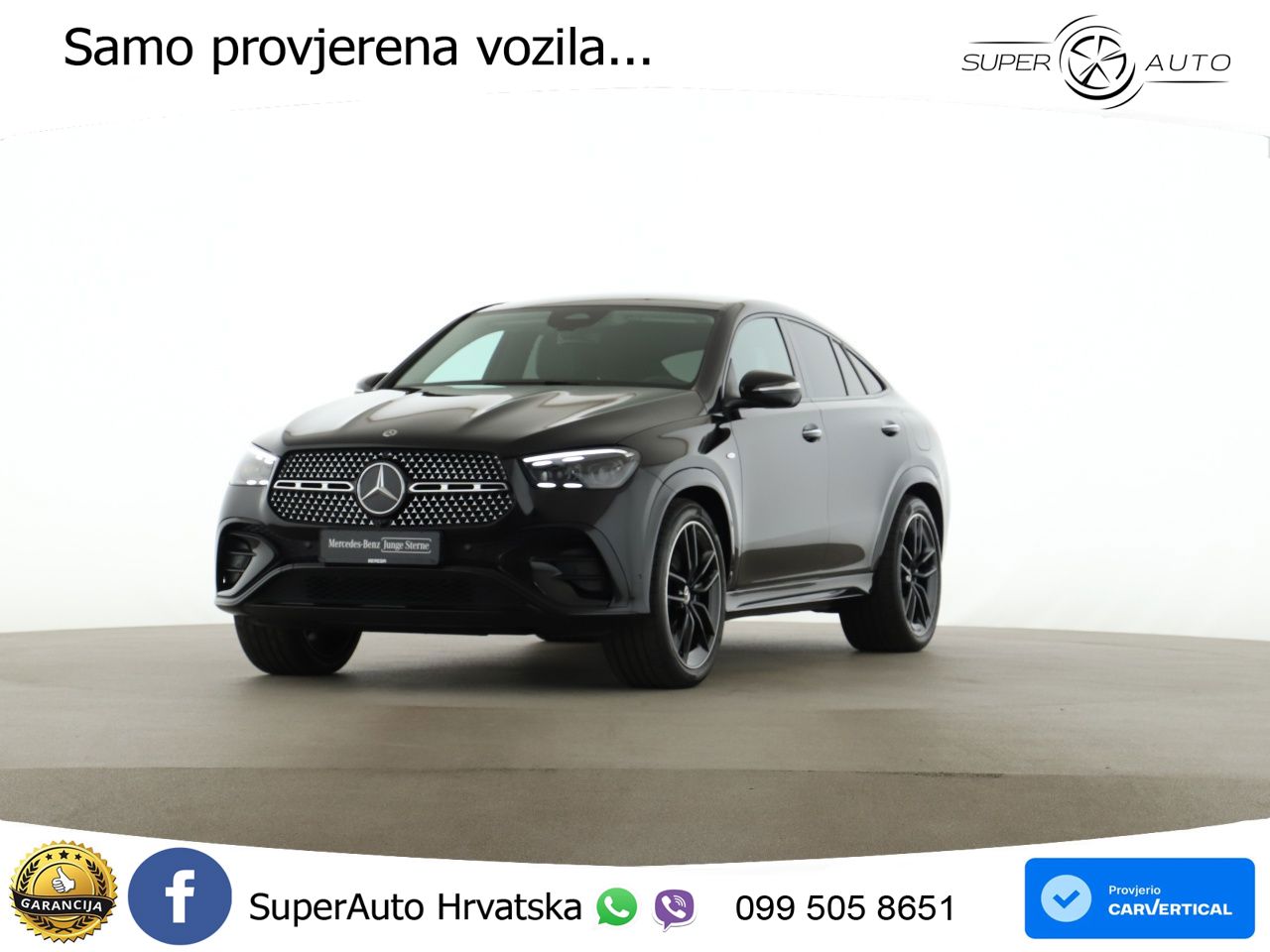 Mercedes GLE Coupe 400e (381 KS) 4MATIC 9G-TRONIC AMG ZRAČNI+ACC+GR SJED+360+PANO