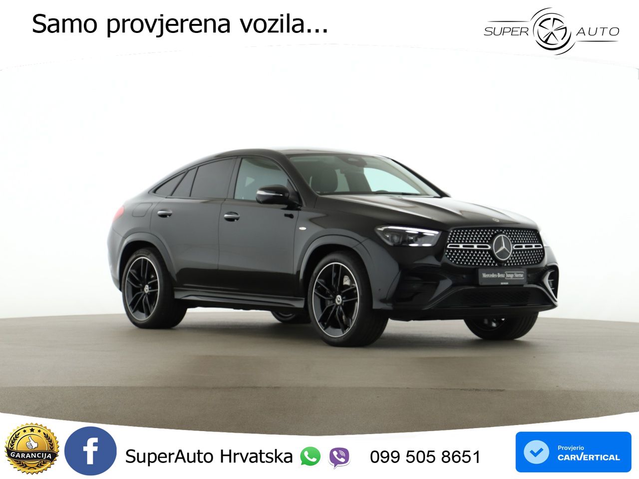 Mercedes GLE Coupe 400e (381 KS) 4MATIC 9G-TRONIC AMG ZRAČNI+ACC+GR SJED+360+PANO