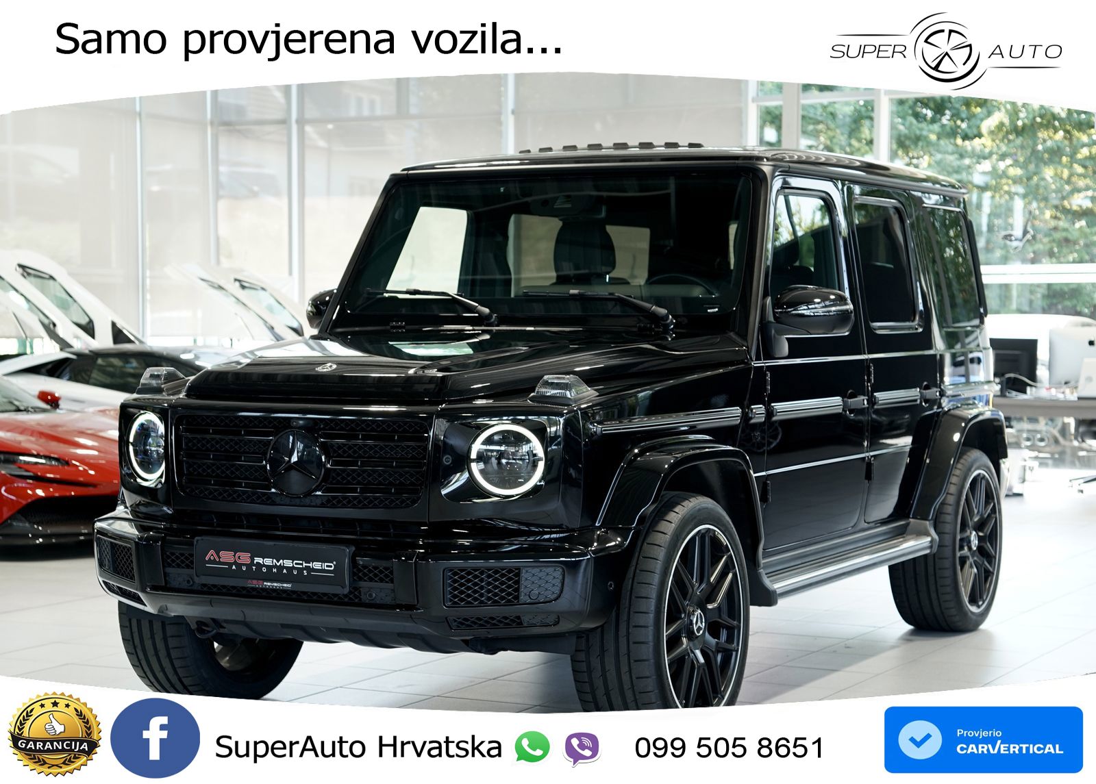 Mercedes G 500 Long V8 (422 KS) 4MATIC 9G-TRONIC AMG