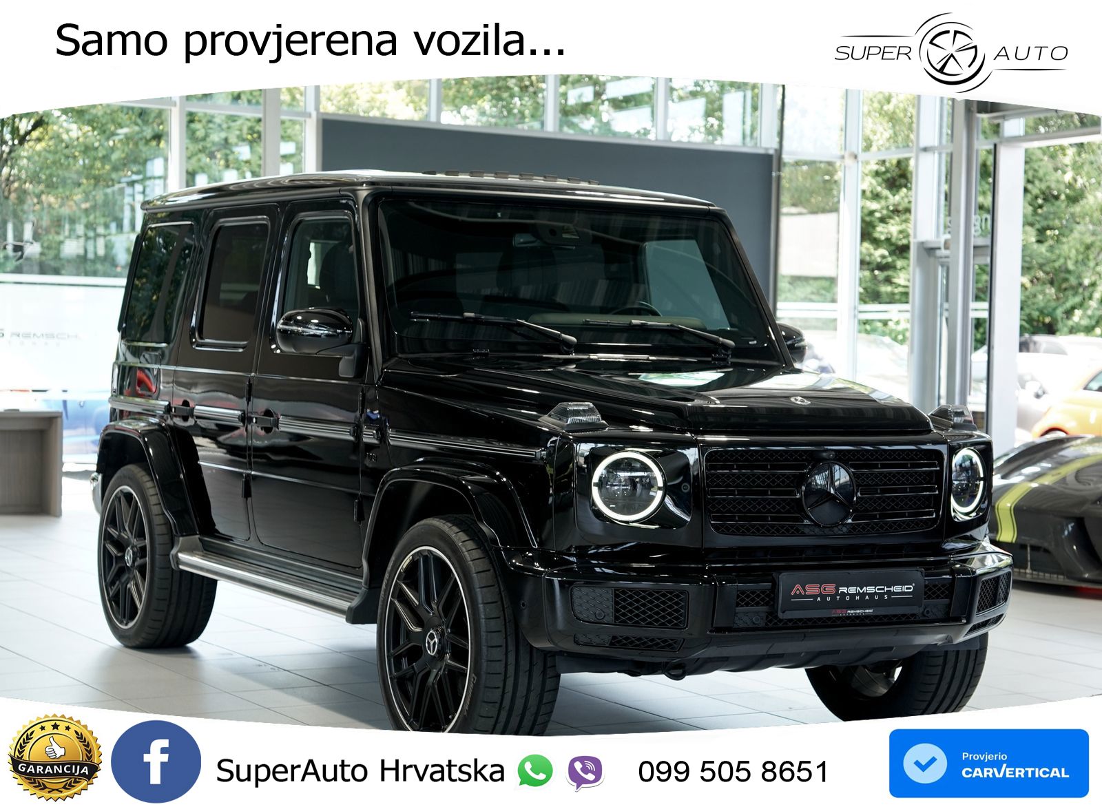 Mercedes G 500 Long V8 (422 KS) 4MATIC 9G-TRONIC AMG