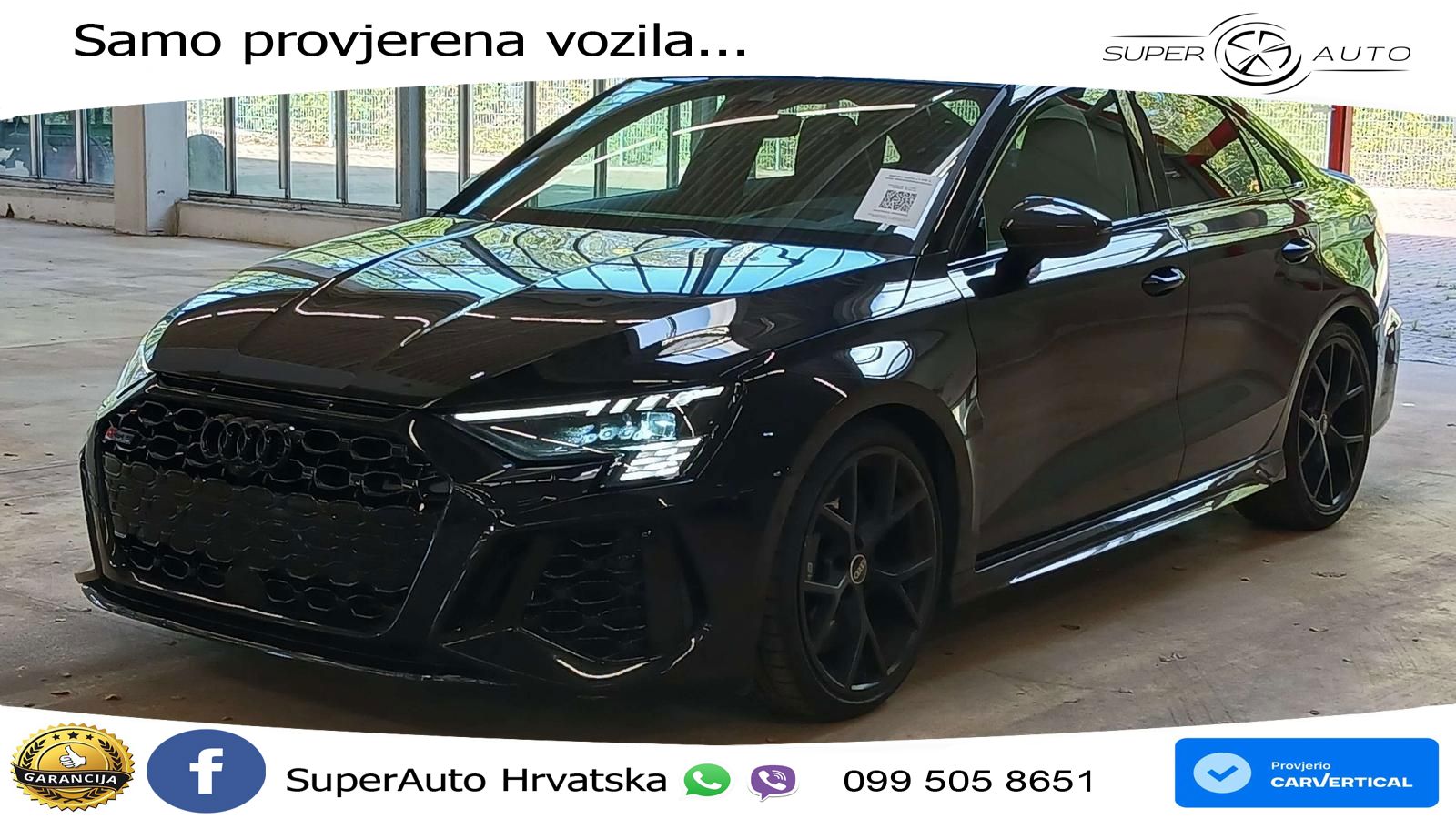 Audi RS3 Sedan 2.5 TFSI (400 KS) quattro S tronic LED+GR SJED+ACC