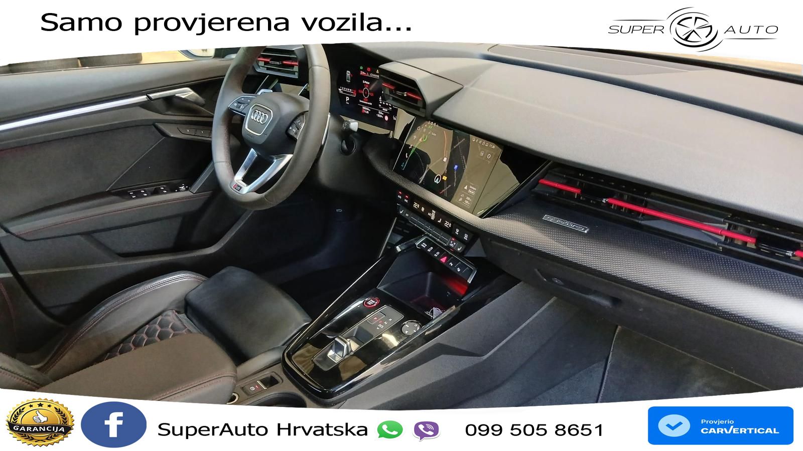 Audi RS3 Sedan 2.5 TFSI (400 KS) quattro S tronic LED+GR SJED+ACC