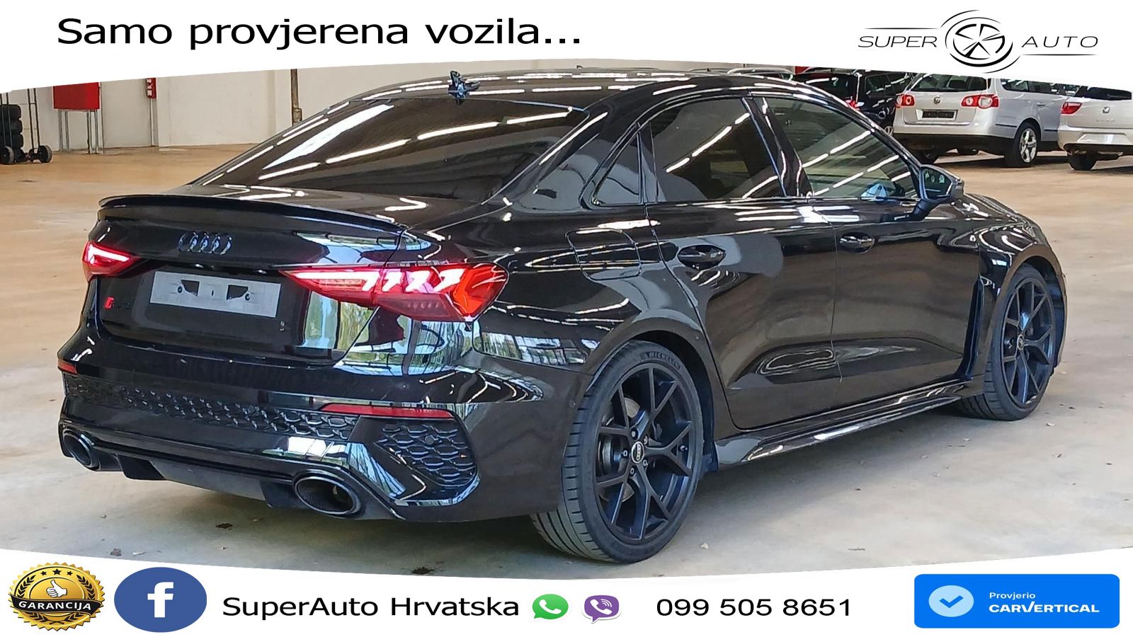 Audi RS3 Sedan 2.5 TFSI (400 KS) quattro S tronic LED+GR SJED+ACC