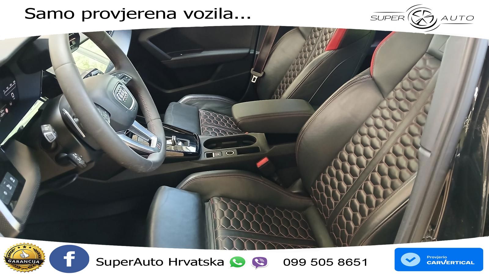 Audi RS3 Sedan 2.5 TFSI (400 KS) quattro S tronic LED+GR SJED+ACC