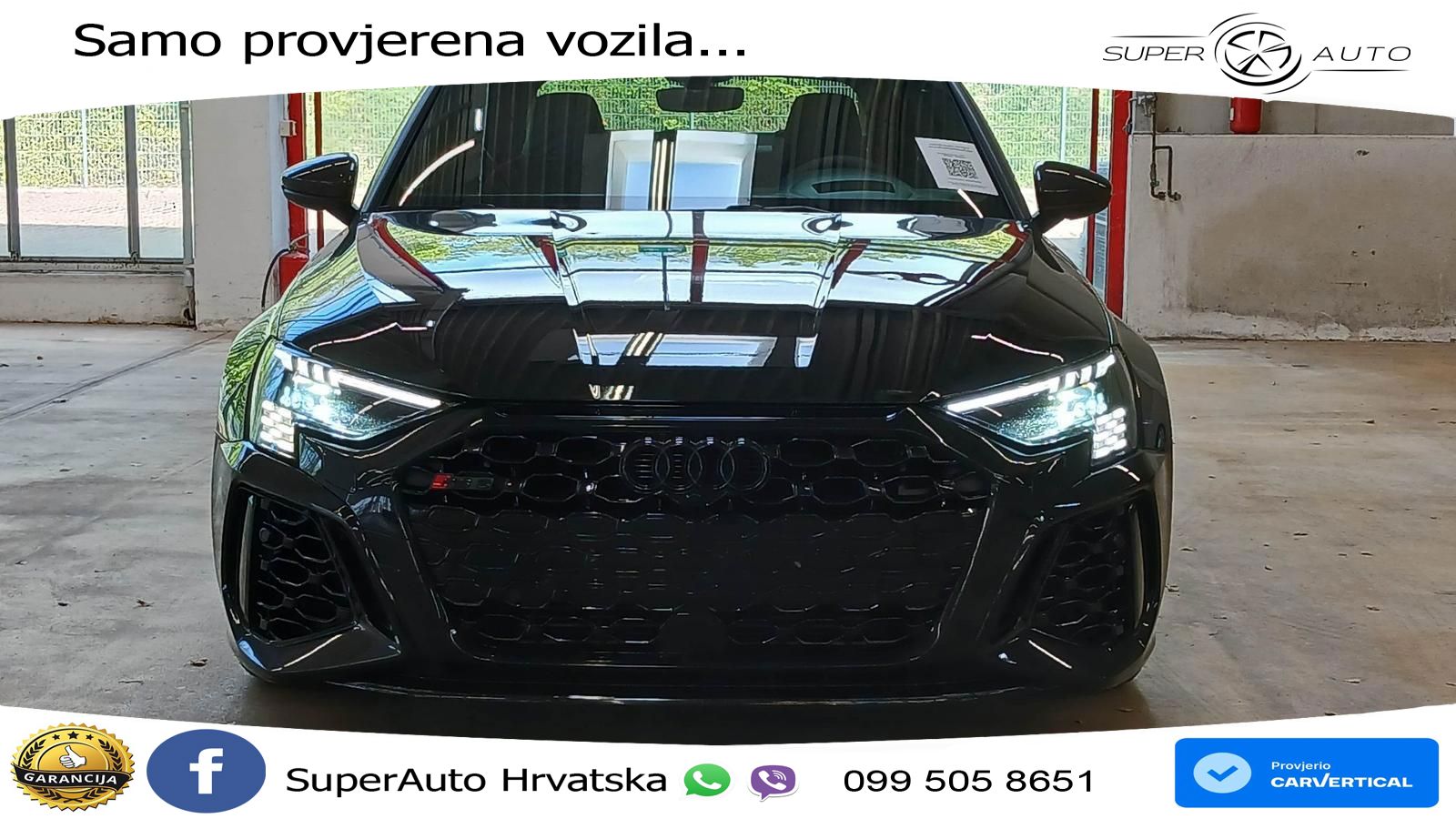 Audi RS3 Sedan 2.5 TFSI (400 KS) quattro S tronic LED+GR SJED+ACC