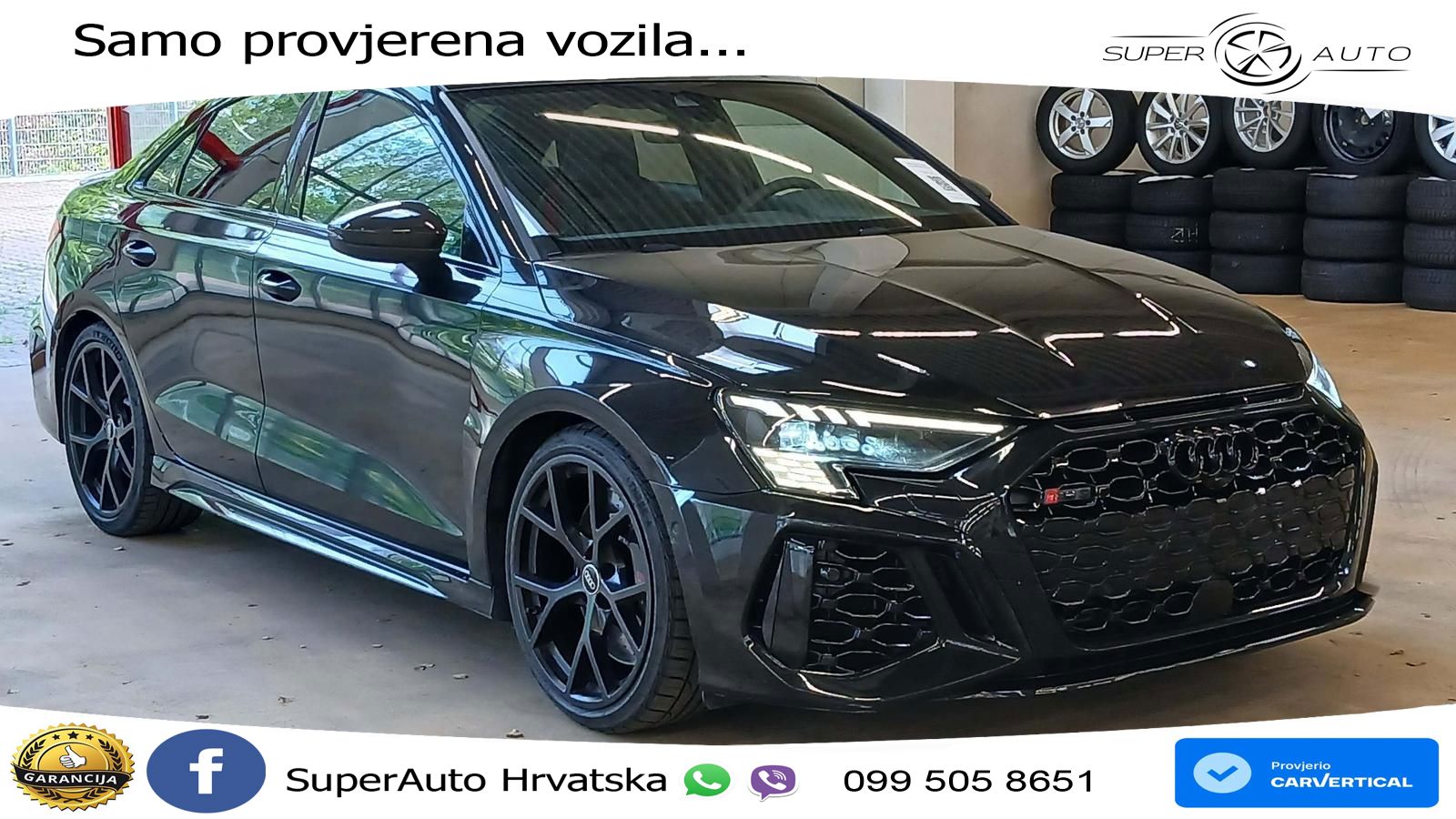 Audi RS3 Sedan 2.5 TFSI (400 KS) quattro S tronic LED+GR SJED+ACC
